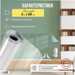 Пленка защитная статическая для кухни и стен