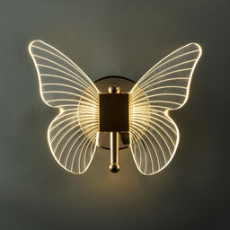 Бра «Бабочка» LED 12 Вт 3000К золото 23×17.5×11 см