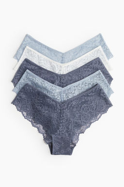 Pack de 5 bragas hipster de encaje - H&m фото 9