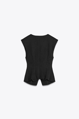 INTERLOCK SLEEVELESS TOP - Zara фото 18