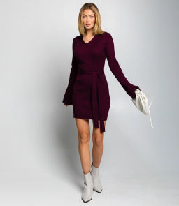 Платье #КТ25064, сливовый