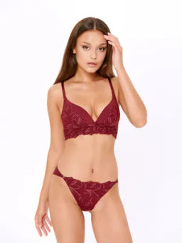 Бюстгальтер Anisa бордовый