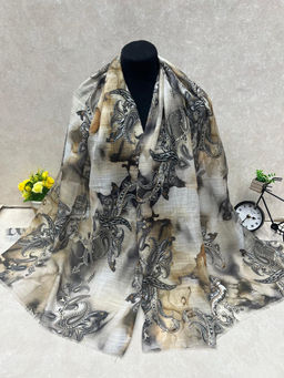 Легкий платок на голову и шею, мультицвет