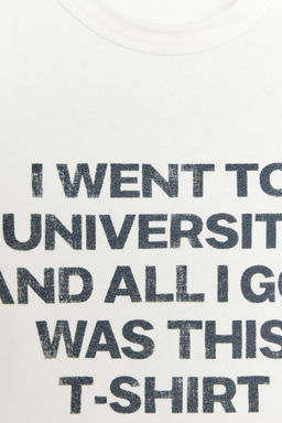 RUSTIC T-SHIRT WITH SLOGAN - Zara фото 3