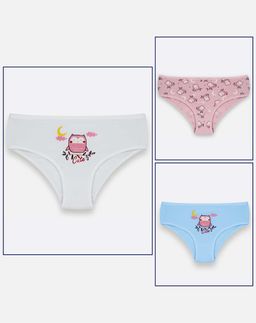 Набор трусов для девочек 3 шт 8356