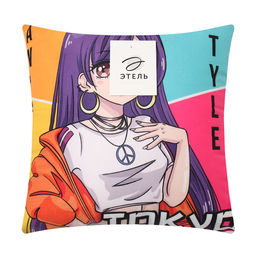 Подушка декоративная Токио Аниме - Этель фото 4