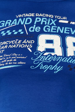 TRENDYOLMILLA Antrasit %100 Pamuk Slogan Bask?l? Fitted/Vucuda Oturan Crop Orme T-Shirt TWOSS23TS00319  фото 4