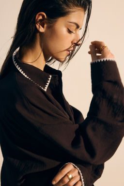Camisa de playa oversize - H&m фото 4