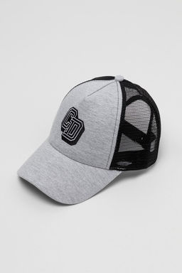 Crockid _ ТК 80097/св.серый меланж,темный уголь кепка дет