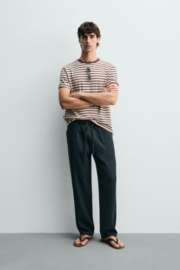 PANTAL?N FLUIDO RELAXED FIT / Azul