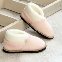 Тапочки-ботильоны арт. М2/02-04 Пудра