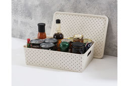 Корзинка с крышкой 7,5 л 35*24,5*10,5 см Береста латте (модель 5221/20) - Elan gallery фото 5