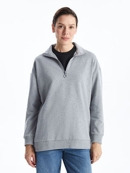 Dik Yaka Kad?n Sweatshirt