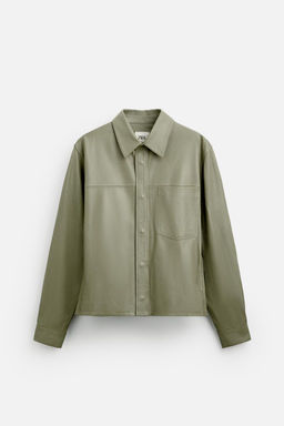 LEATHER JACKET - LIMITED EDITION - Zara фото 7