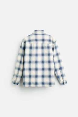CHECKED FLANNEL SHIRT - Zara фото 7