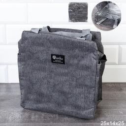 Сумка с эффектом сохранения холода, тепла/термосумка / DFB104grey /уп 100/ 25*14*25, 8,7 л