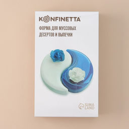 Форма для муссовых десертов и выпечки KONFINETTA ИньЯнь, силикон, 28?16,5 см, цвет белый фото 7