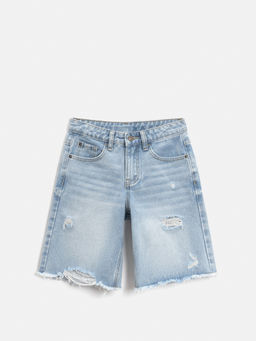 ACOOLA / Шорты джинсовые детские для девочек Odete голубой  фото 3