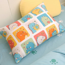 Комплект постельного белья на резинке Сатин Люкс KIDS 100% хлопок CDKR045 90*200*25/1.5 спальный/50-70 1 шт - Ситрейд фото 5