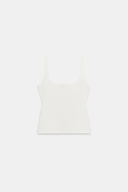 TOP STRETCH CORSETERO / Blanco - Zara фото 6