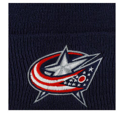 Шапка AMERICAN NEEDLE арт. 21019A-CBJ Columbus Blue Jackets Cuffed Knit NHL (темно-синий)  фото 2