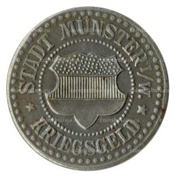 Монета 25 пфеннигов 1918 года Германия Нотгельд (Мюнстер)