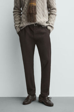 PANTAL?N CHINO SKINNY FIT / Marr?n - Zara фото 2