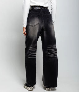 Джинсы #КТ8201 (4), тёмно-серый - Dommod фото 4