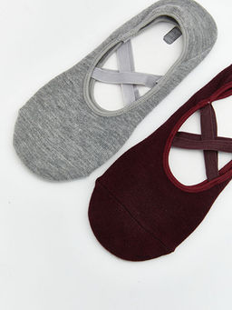 Kayd?rmaz Tabanl? Kad?n Yoga ve Pilates ?orab? 2li