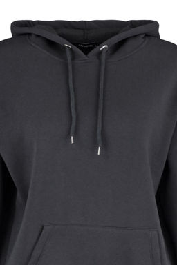 TRENDYOLMILLA Bej Kal?n Ici Polarl? Kanguru Cepli Kapusonlu Boyfriend/Genis Kal?p Orme Sweatshirt TWOAW20SW0525 фото 14