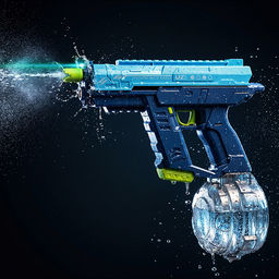 Водное оружие "Hydro Hustle" в коробке (цвет синий)