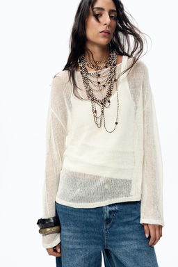 RUSTIC SWEATER - Zara фото 6