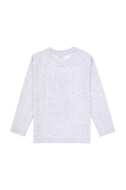 Erkek _ocuk Gri Melanj Pijama Tak_m_ Sepette S_rpriz _ndirim - U.s. polo assn фото 3