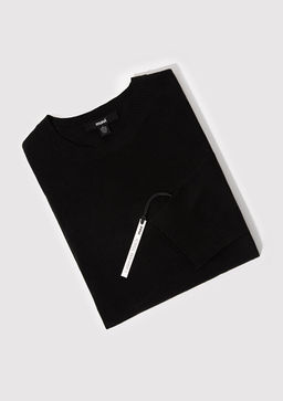 Bisiklet Yaka Siyah Kazak - Mavi фото 9