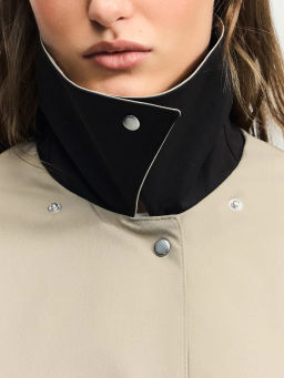 Плащ со съемным жилетом / Zarina фото 9