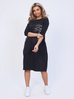 Платье женское МАРИЭЛЬ (чёрный №1) - Ивановская трикотажная компания фото 2