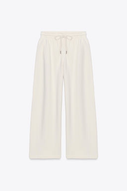 RUSTIC WIDE-LEG TROUSERS - Zara фото 14