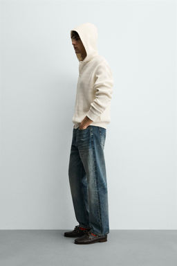 WAFFLE-KNIT HOODIE - Zara фото 12