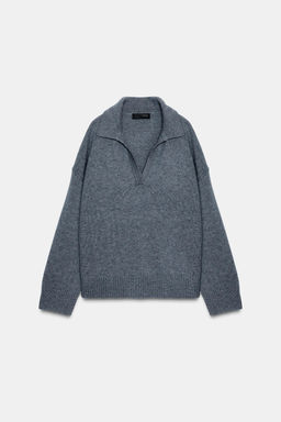 WOOL AND CASHMERE POLO JUMPER - Zara фото 6