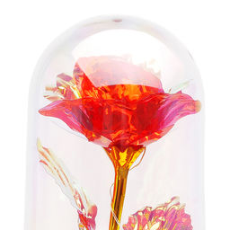 Светильник "Волшебный цветок" в коробке (красный)