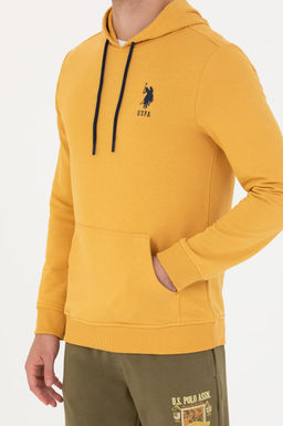 Мужской горчичный базовый свитшот Неожиданная скидка в корзине - U.s. polo assn фото 13
