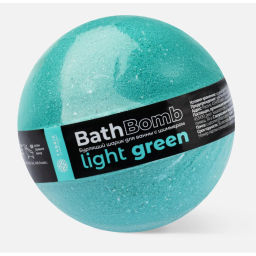 Шар бурлящий Fabrik Cosmetology Light Green для ванны с шиммером 120г