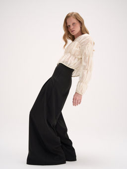 Брюки с защипами "Обсидиан" женские