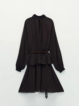 Платье мини с поясом / Zarina  фото 12