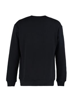 Siyah Regular/Normal Kesim Ici Polar/S?cak Tutan Sweatshirt TMNAW21SW1208