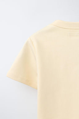 CAMISETA LISA INTERLOCK / Amarillo - Zara фото 4