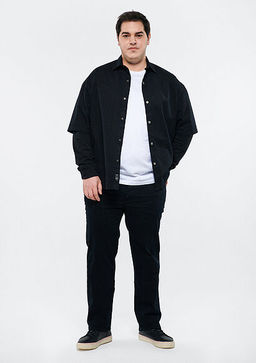 Hasan Siyah Comfort Jean Pantolon
