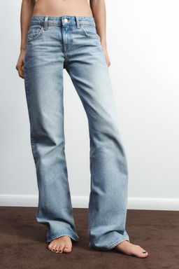 TRF WIDE-LEG LOW-RISE JEANS - Zara фото 6