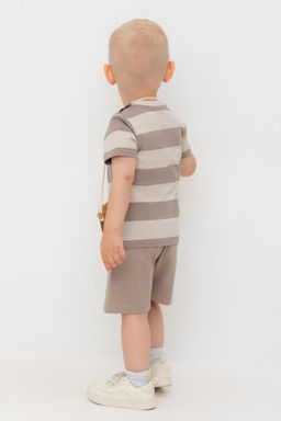 КР 400658/коричневый к552 шорты д/мал яс