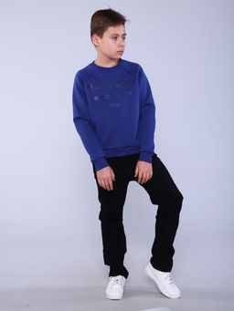 Толстовка "Сорри" индиго